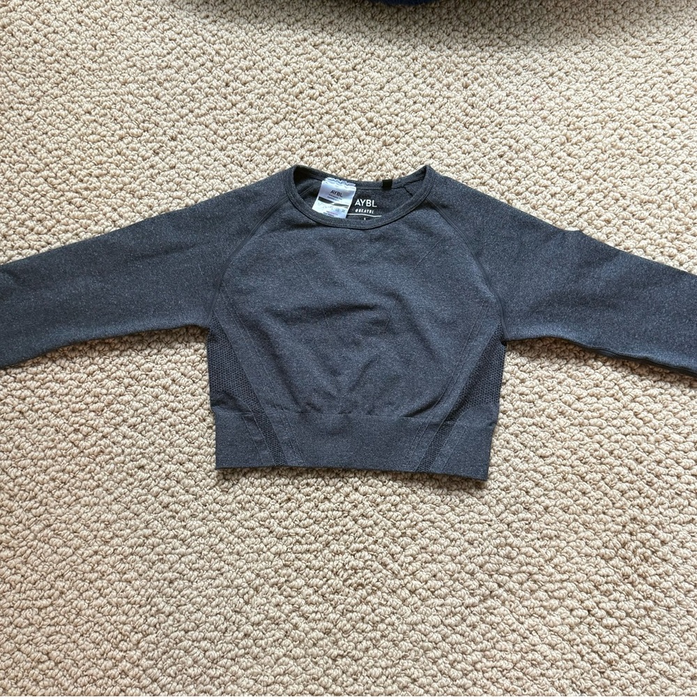 AYBL Charcoal active long sleeve
